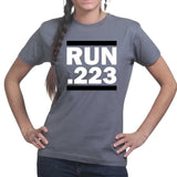 Run .223 Ladies T-shirt Style001