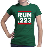 Run .223 Ladies T-shirt Style001