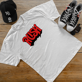 RUSH 'NORTH STARS' HEAVYWEIGHT WHITE T-SHIRT