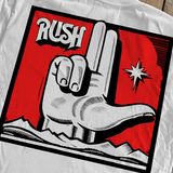 RUSH 'NORTH STARS' HEAVYWEIGHT WHITE T-SHIRT