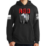 R.E.D Flag & Dog-tags Hoodie Style001