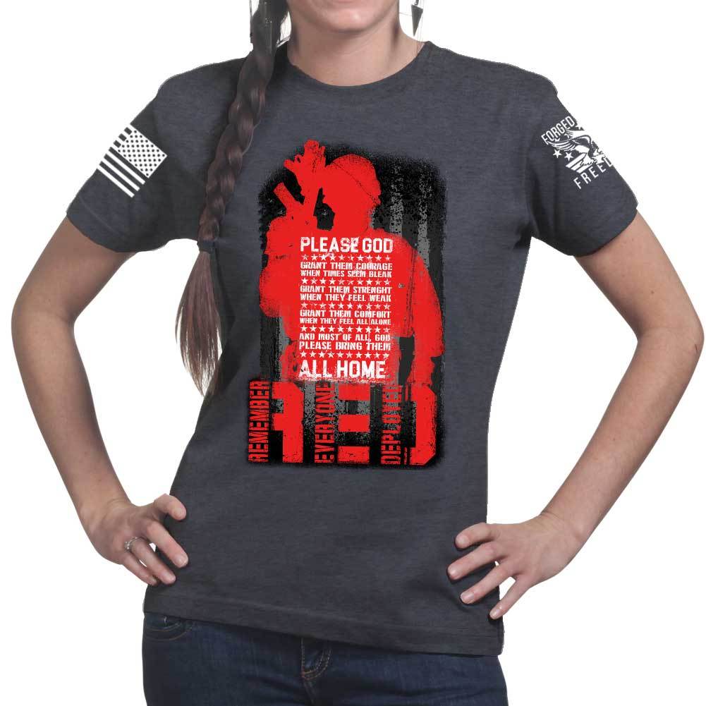 R.E.D. Prayer Ladies T-shirt Style001
