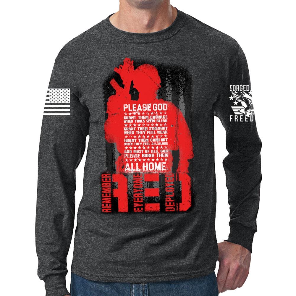 R.E.D. Prayer Long Sleeve T-shirt Style001