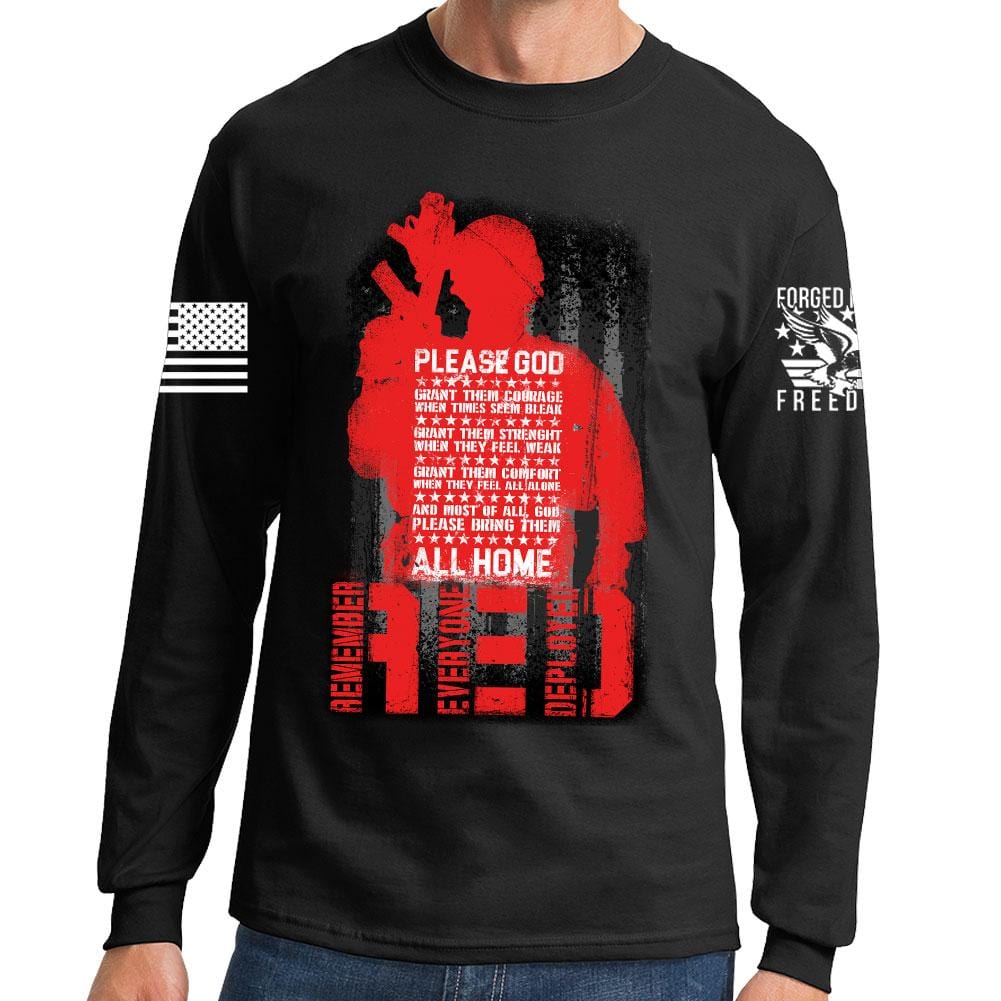 R.E.D. Prayer Long Sleeve T-shirt Style001