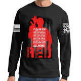 R.E.D. Prayer Long Sleeve T-shirt Style001