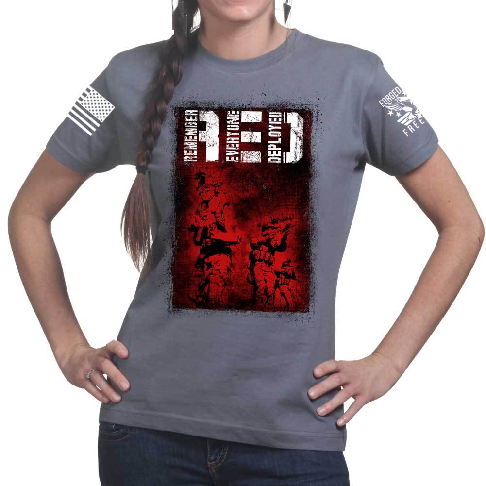 R.E.D. Soldiers Ladies T-shirt Style001