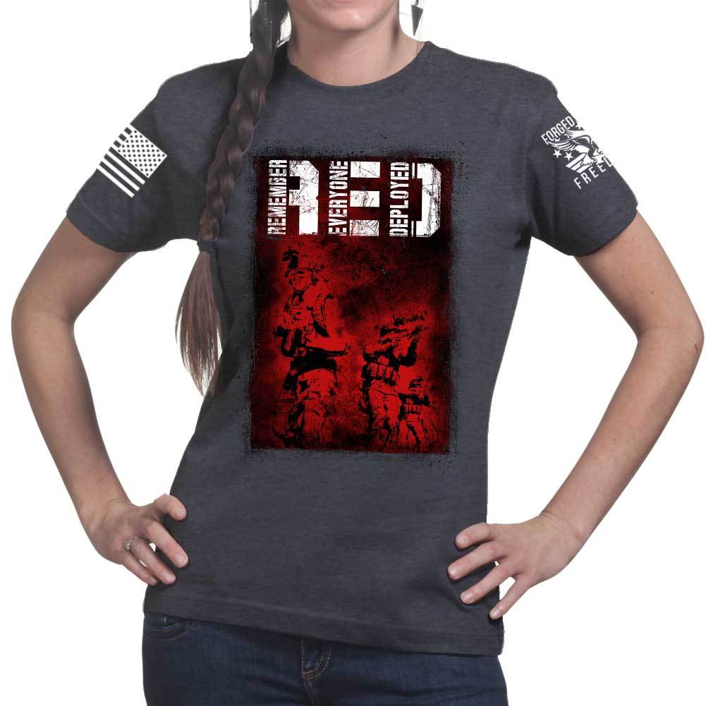 R.E.D. Soldiers Ladies T-shirt Style001