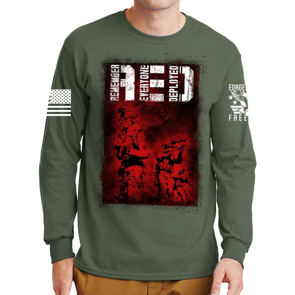 R.E.D. Soldiers Long Sleeve T-shirt Style001