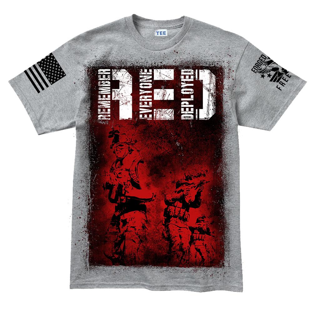 R.E.D. Soldiers Men's T-shirt Style001