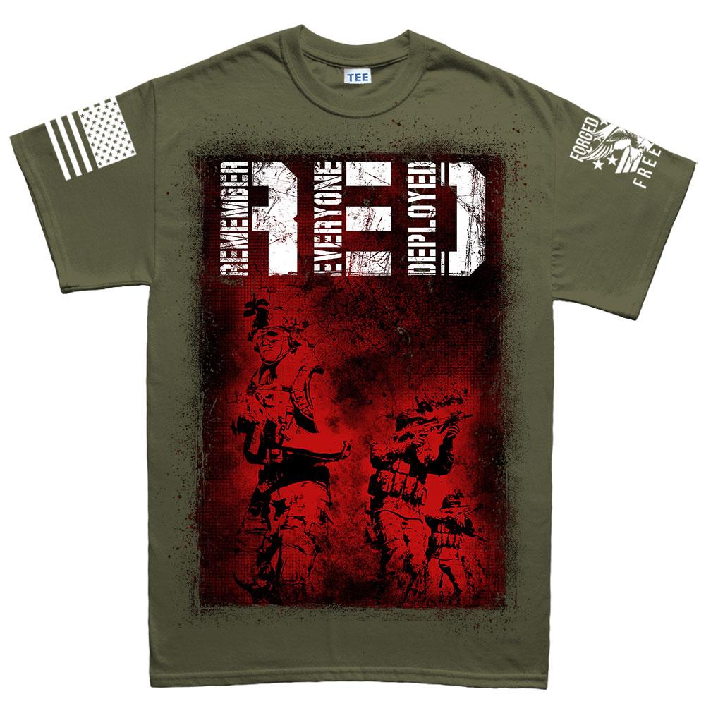 R.E.D. Soldiers Men's T-shirt Style001