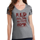 Ladies Until They Come Home V-Neck T-shirt