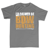 I'd Rather Be Bow Hunting Men's T-shirt Style001