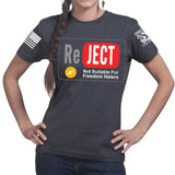 YouTube Reject Ladies T-shirt Style001