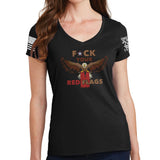 Ladies Fuck Your Red Flag Laws V-Neck T-shirt Style001
