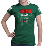 Reindeer Season Ladies T-shirt