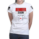 Reindeer Season Ladies T-shirt Style001