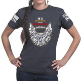 Guns and Beard Ladies T-shirt Style001