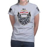 Guns and Beard Ladies T-shirt