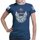 Guns and Beard Ladies T-shirt
