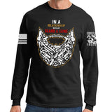 Guns and Beard Long Sleeve T-shirt Style001