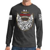 Guns and Beard Long Sleeve T-shirt Style001