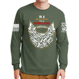 Guns and Beard Long Sleeve T-shirt Style001