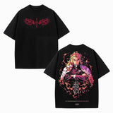 RENGOKU KYOJURO ANIME INSPIRED VINTAGE TEEä¸¨DEMON SLAYER-[DS]