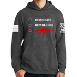 Republicans Democrats AR15 Hoodie Style001