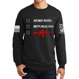 Republicans Democrats AR15 Sweatshirt Style001