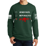 Republicans Democrats AR15 Sweatshirt Style001