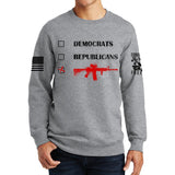 Republicans Democrats AR15 Sweatshirt Style001