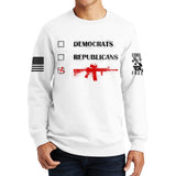 Republicans Democrats AR15 Sweatshirt Style001