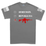 Republicans Democrats AR15 Men's T-shirt