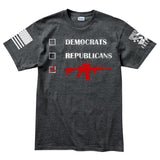 Republicans Democrats AR15 Men's T-shirt Style001