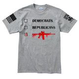 Republicans Democrats AR15 Men's T-shirt