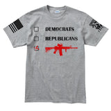 Republicans Democrats AR15 Men's T-shirt Style001