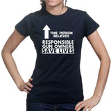 Responsible Gun Owners Ladies T-shirt Style001