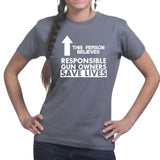 Responsible Gun Owners Ladies T-shirt
