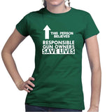 Responsible Gun Owners Ladies T-shirt