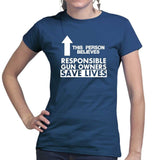 Responsible Gun Owners Ladies T-shirt Style001