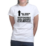 Responsible Gun Owners Ladies T-shirt Style001