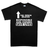 Responsible Gun Owners Men's T-shirt Style001