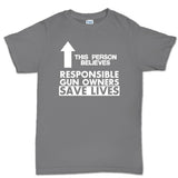 Responsible Gun Owners Men's T-shirt
