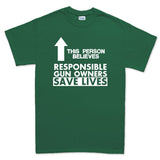 Responsible Gun Owners Men's T-shirt
