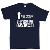 Responsible Gun Owners Men's T-shirt