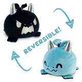 TeeTurtle Reversible Dragon Plushie (Black + Blue)