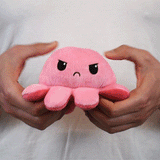 TeeTurtle Reversible Octopus Plushie (Pink RAGE)