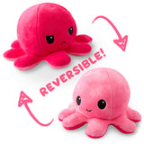 TeeTurtle Reversible Octopus Plushie (Pink + Light Pink)