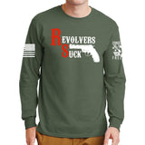 Revolvers Suck Long Sleeve T-shirt Style001