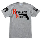 Revolvers Suck Men's T-shirt Style003